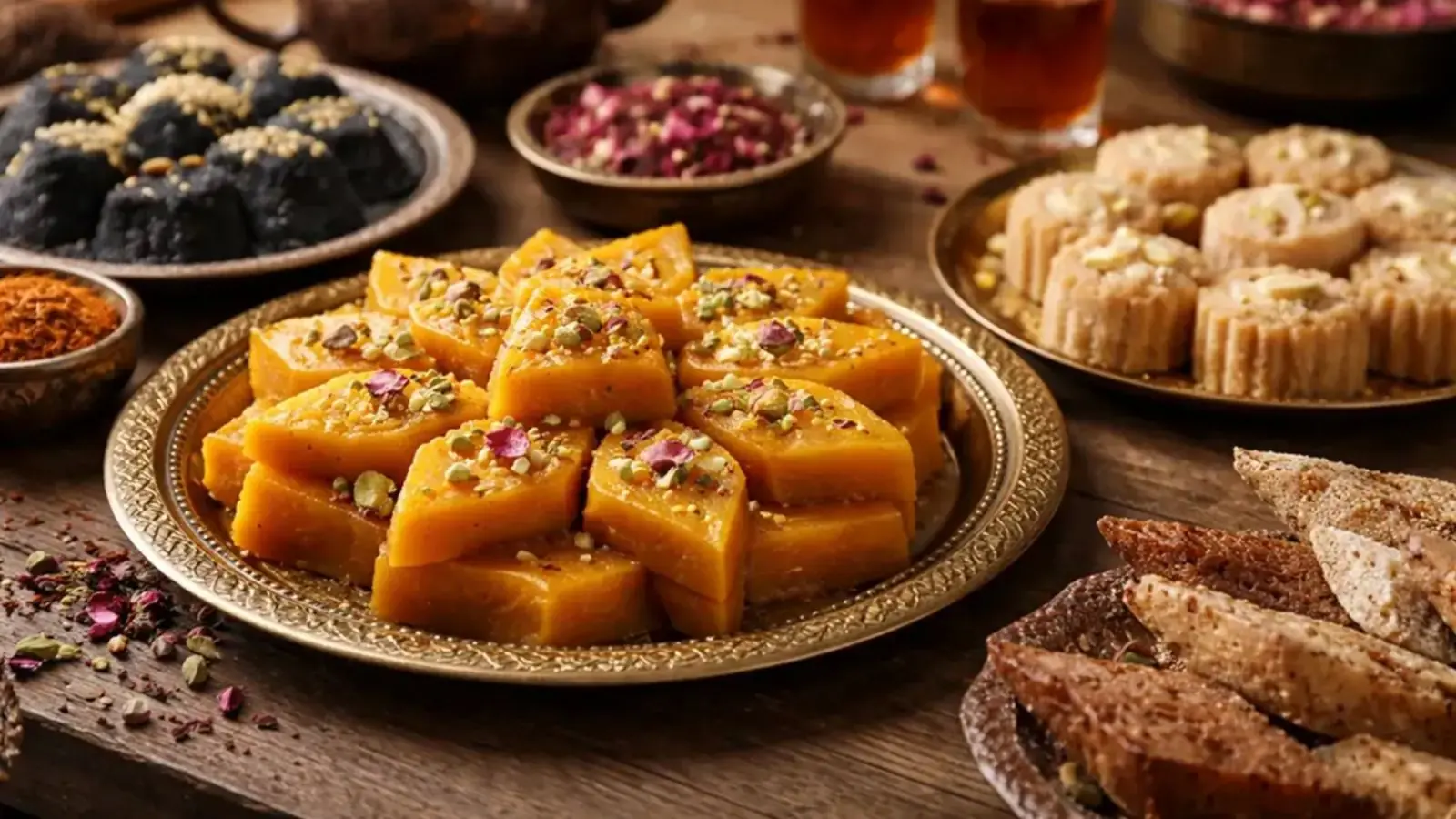 طرز تهیه حلوای نذری سه آرد مجلسی؛ خوش رنگ، خوش عطر و مناسب پذیرایی
