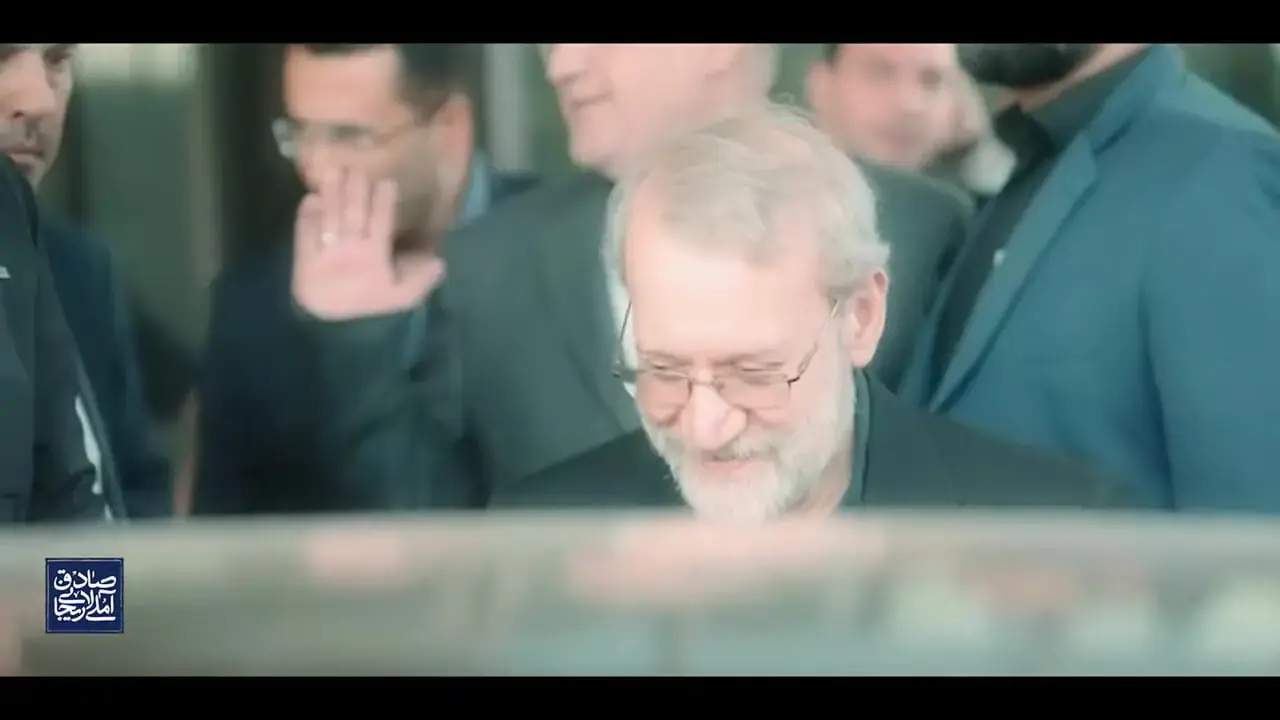 بغض آملی لاریجانی هنگام نام بردن از برادر شهیدش «علی لاریجانی»+ فیلم