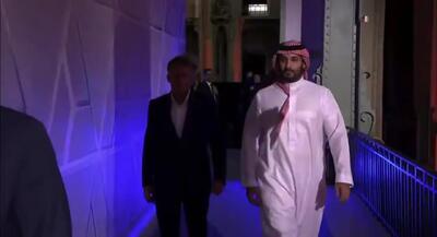 ویدئو؛ مکرون و بنسلمان در پاریس