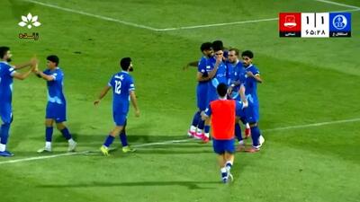 گل اول استقلال خوزستان به نساجی مازندران (جواد زرگانی)