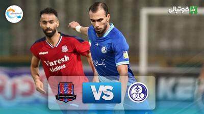 خلاصه بازی استقلال خوزستان 1-1 نساجی مازندران