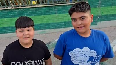 مصاحبه فان و جالب با دو هوادار کم سن و سال استقلال
