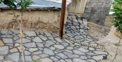 معابر روستای تاریخی جوین سنگفرش میشود