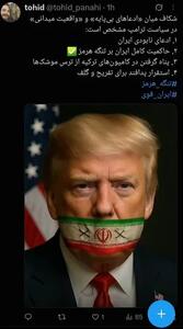 ساقی ترامپ دستگیر شد/ تنگه هرمز قلمرو آمریکا است!