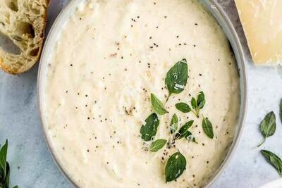 آموزش آشپزی / طرز تهیه سس آلفردو بدون پنیر پارمزان، خانگی اما حرفهای
