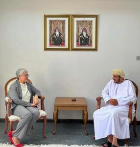 رایزنی سفیر آمریکا در مسقط با معاون وزارت خارجه عمان