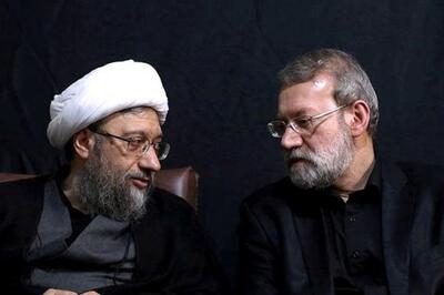 گریه آیتالله آملی لاریجانی هنگام نام بردن از برادر شهیدش علی لاریجانی + فیلم