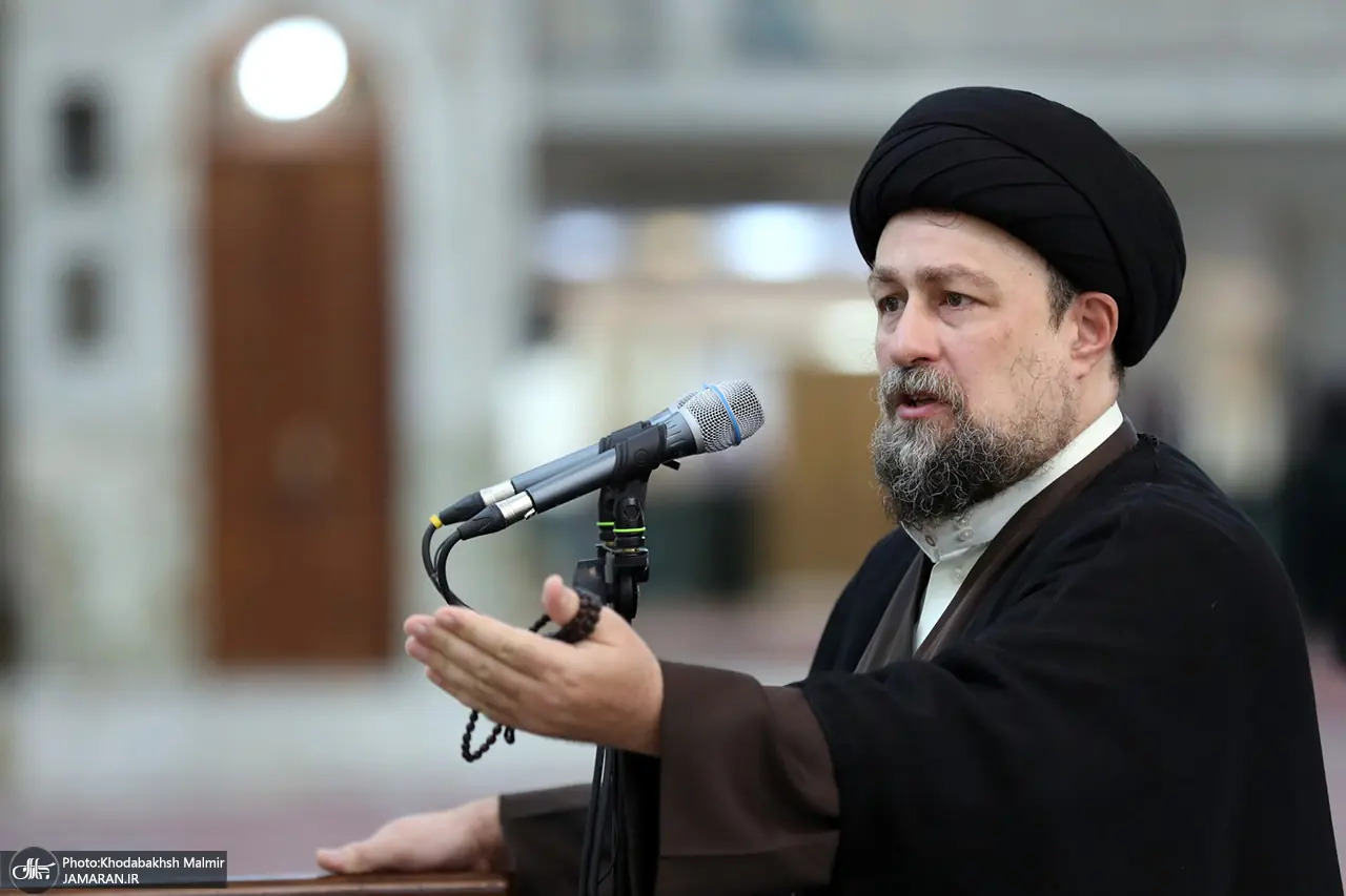  هشدار آیت‌الله سید حسن خمینی: بعضی‌ها در لباس دوست یا دشمن نمی‌خواهند نام امام برای آیندگان بماند/ مراد شهید ما خوب به ما یاد داد امام روح و جان انقلاب و جمهوری اسلامی است