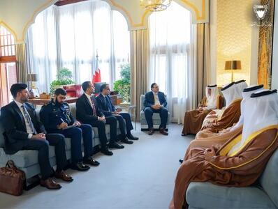 دیدار ولیعهد بحرین و رئیس سازمان اطلاعات نظامی پاکستان