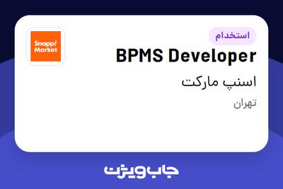 استخدام BPMS Developer در اسنپ مارکت