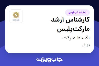 استخدام کارشناس ارشد مارکتپلیس در اقساط مارکت