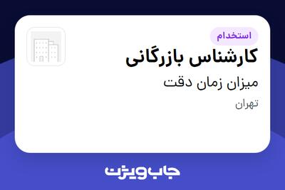  استخدام کارشناس بازرگانی در میزان زمان دقت