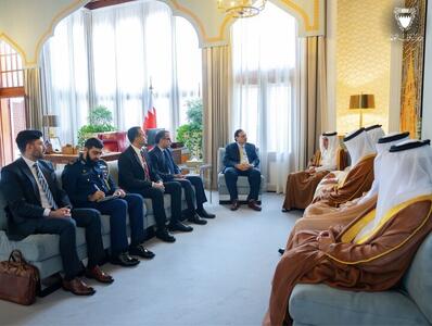 دیدار ولیعهد بحرین و رئیس سازمان اطلاعات نظامی پاکستان