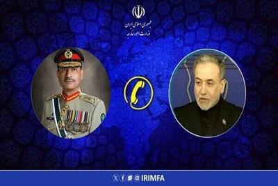 تماس تلفنی عراقچی با عاصم منیر