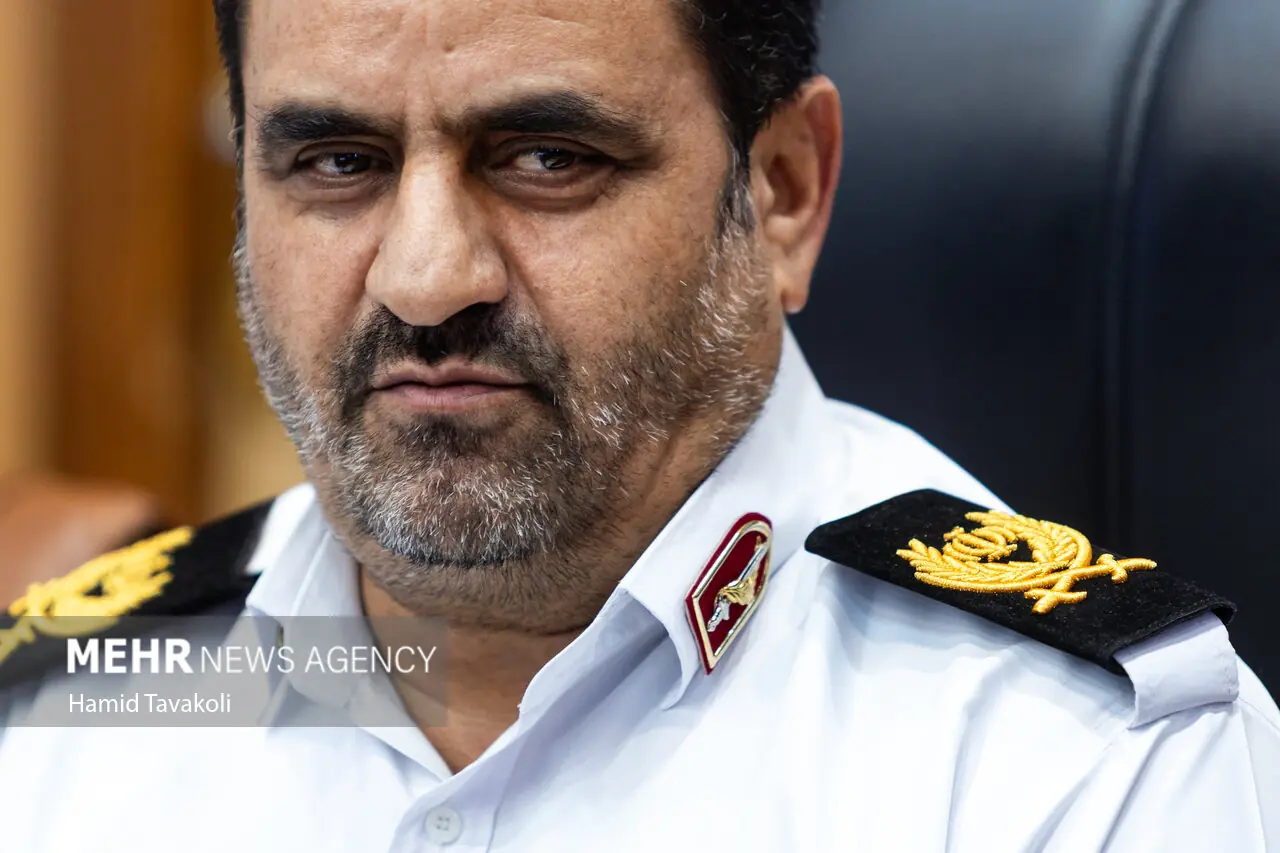  نشست رئیس پلیس راهور تهران بزرگ با خبرنگاران