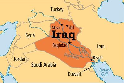 آتش سوزی در پالایشگاه الدوره عراق