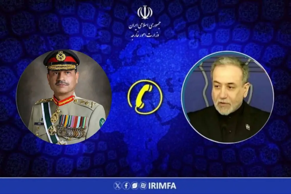 گفتوگوی تلفنی وزیر خارجه ایران و فرمانده ارتش پاکستان درباره تحولات غرب آسیا