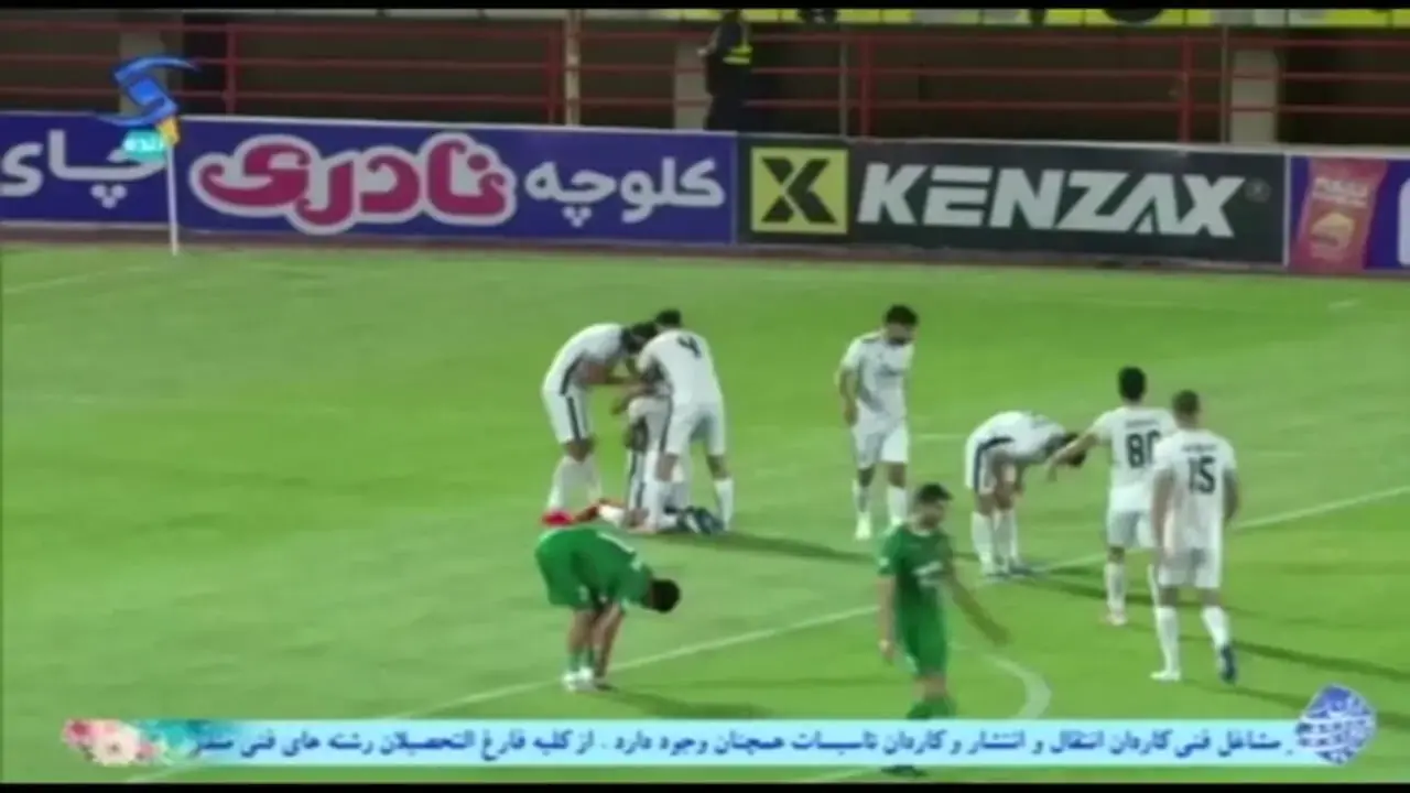  ویدیو: گل اول آلومینیوم اراک به شمس آذر توسط مهدوی - پارس فوتبال