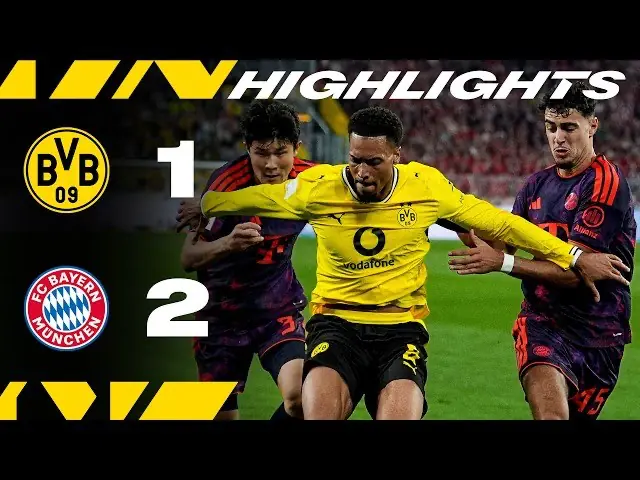  خلاصه بازی دورتموند 1-2 بایرن مونیخ (سوپرکاپ آلمان) - پارس فوتبال