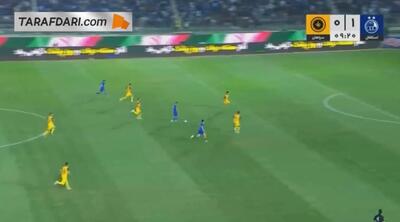 گل اسماعیل قلی زاده به سپاهان (استقلال 2-0 سپاهان) - پارس فوتبال