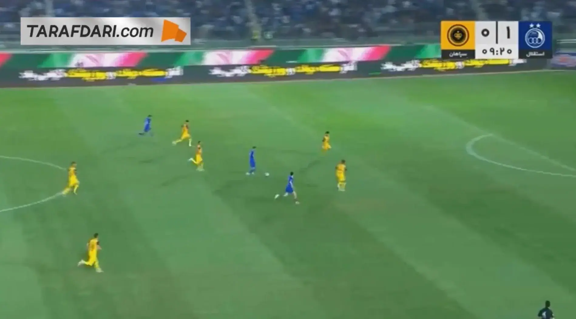  گل اسماعیل قلی زاده به سپاهان (استقلال 2-0 سپاهان) - پارس فوتبال