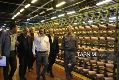  بازدید معاون وزیر کشور از ظرفیت‌های تولیدی شرکت نخ‌تایر زنجان - تسنیم