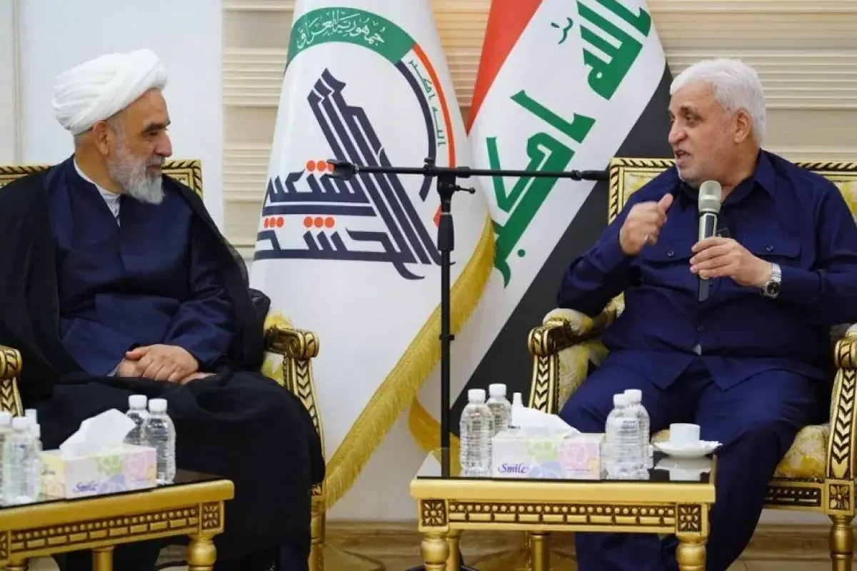 دیدار رهبران حشد الشعبی و یک هیات ایرانی