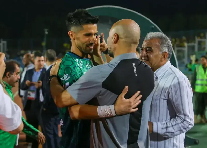 رخصت سیدحسین از سهراب و استقلالیها (عکس)
