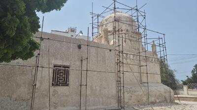 میراث مکران جان تازه میگیرد؛ آغاز مرمت و حفاظت آرامگاه تاریخی سید غلام رسول چابهار