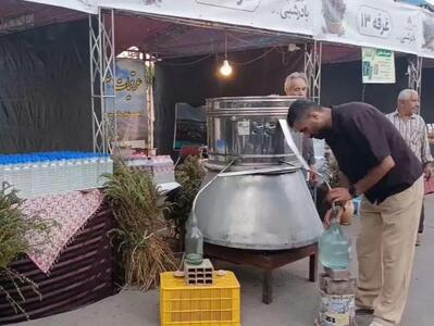 جشنواره عرقگیری بادرشبی در مراغه