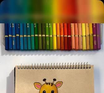 با چند شکل ساده، زرافه بساز | آخرین خبر