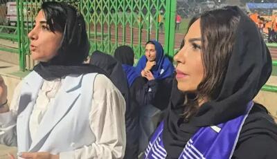  تماشاگران ویژه برد استقلال؛ زنان سرشناس! | آخرین خبر
