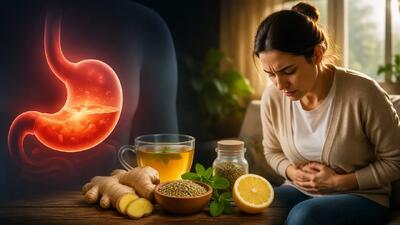 احساس پری و سنگینی معده نشانه چیست؟ درمان سنگینی معده در خانه