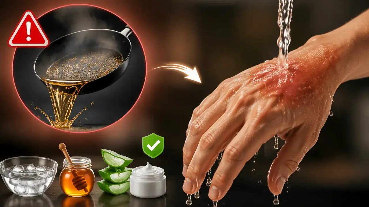 چگونه سوختگی پوست ناشی از روغن داغ را سریع درمان کنیم؟