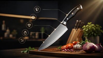 مشخصات یک چاقوی خوب هنگام خرید برای آشپزخانه باید به آن توجه کنید