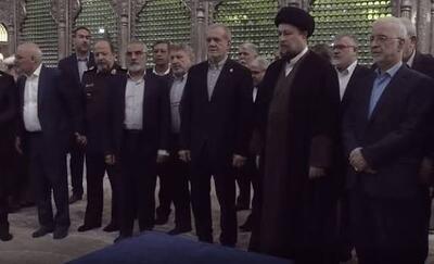 تجدید بیعت هیئت دولت با بنیانگذار جمهوری اسلامی