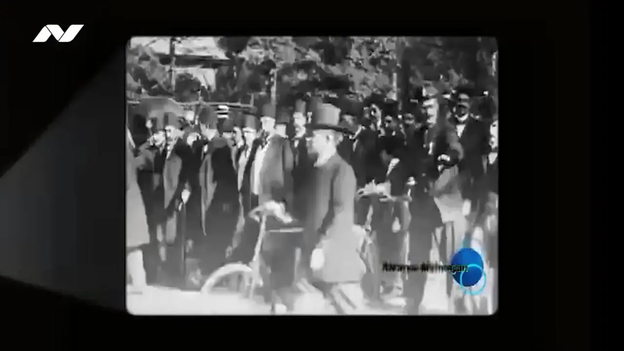 تنها فیلم مظفرالدین شاه قاجار از سفر دوم به فرنگ را ببینید