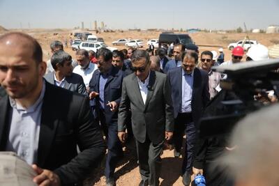 بازدید معاون اجرایی رئیسجمهور از تصفیهخانه فاضلاب پردیسان قم
