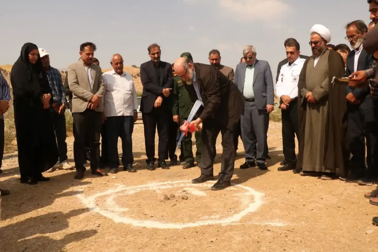 کلنگزنی ساختمان فوریتهای پزشکی روستای جابر بدره