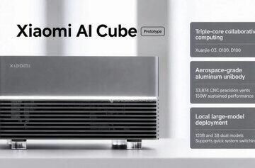 مینی پیسی شیائومی AI Cube با سه تراشه جدید XRING معرفی شد