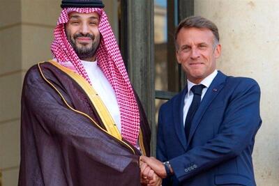 بنسلمان به دیدار ماکرون در کاخ الیزه رفت