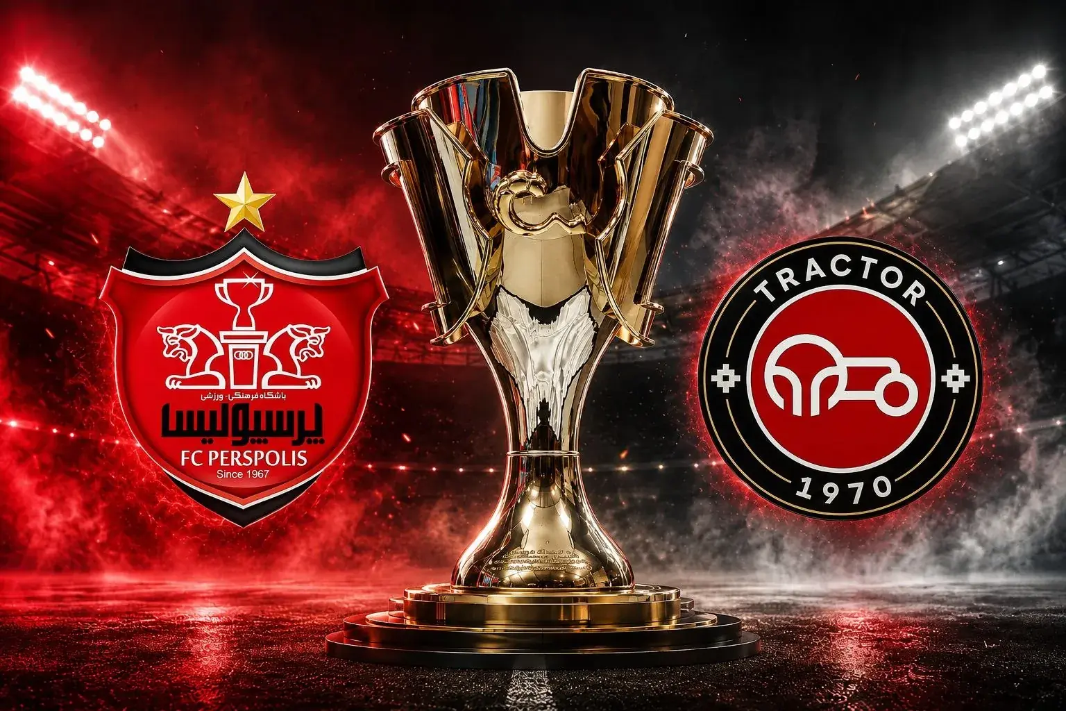 عکس / جنجالها بر سر پوستر دیدار امروز تراکتور و پرسپولیس بالا گرفت