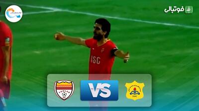 خلاصه بازی صنعت نفت آبادان 0-3 فولاد خوزستان