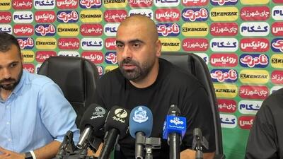 کنفرانس خبری مازیار زارع سرمربی ملوان پس از شکست مقابل فجر سپاسی