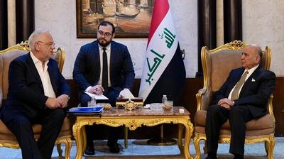 تأکید وزیر خارجه عراق بر حمایت از گفتوگو و راهحلهای مسالمتآمیز