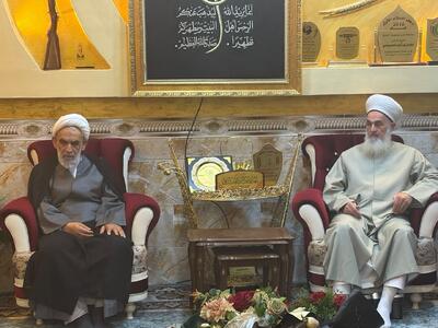  دیدار نمایندگان مقام معظم رهبری با مفتی اهل سنت عراق