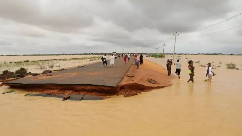 سیل ناگهانی در سودان ۶۳ خانواده را آواره و دهها خانه را ویران کرد