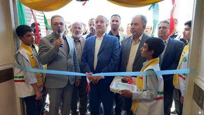 مدرسه ۶ کلاسه علوی امام سجاد(ع) در حاجیآباد بیرجند به بهرهبرداری رسید