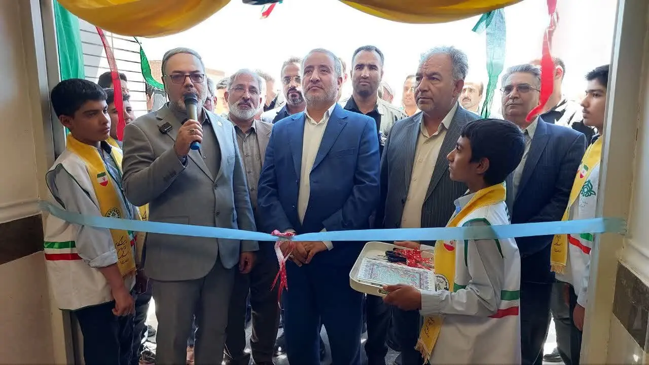  مدرسه ۶ کلاسه علوی امام سجاد(ع) در حاجی‌آباد بیرجند به بهره‌برداری رسید