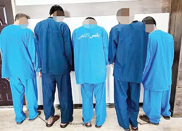 سارق مسلح از روی لکه خون لو رفت